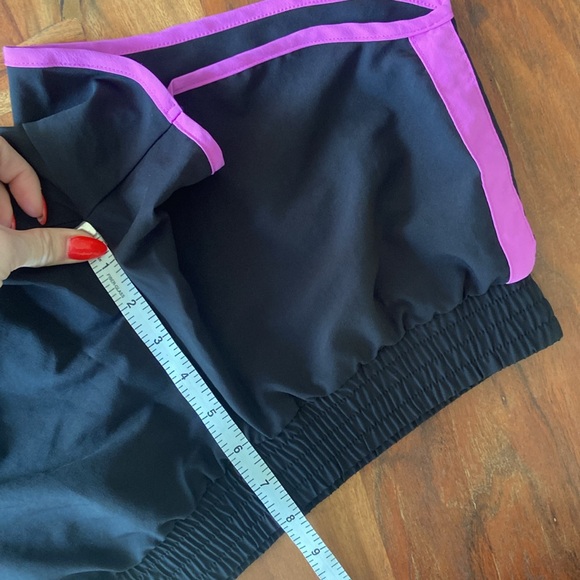 Old Navy micro running shorts black purple active workout spring summer small - Picture 9 of 15